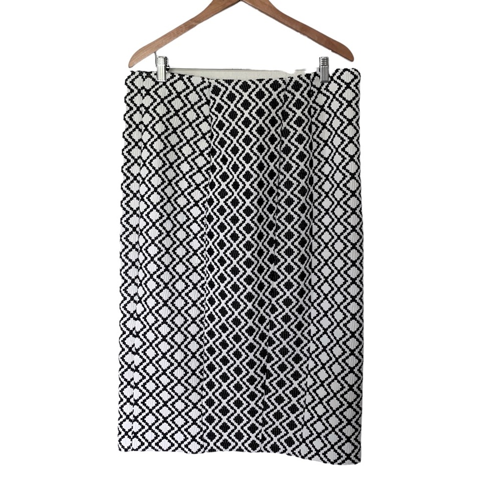 Lane Bryant Pencil Skirt Women’s Size 18 Black White Geometric